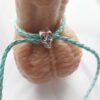 Skull Penis Ring, Adjustable PU Leather Cock Lasso