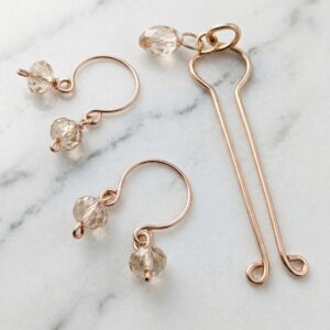 REPIOR CORE Areola Constriction Loops and Clitoral Sensory Anchor Set Rose Gold Cooper