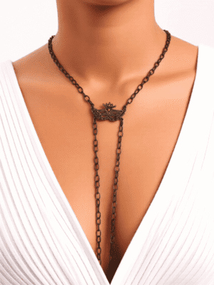 REPIOR CORE Neclace To Nipples Mask, Brass