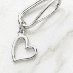 REPIOR FLUX | Clitoral Sensory Anchor | Heart Silver Copper