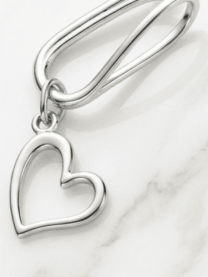 REPIOR FLUX | Clitoral Sensory Anchor | Heart Silver Copper