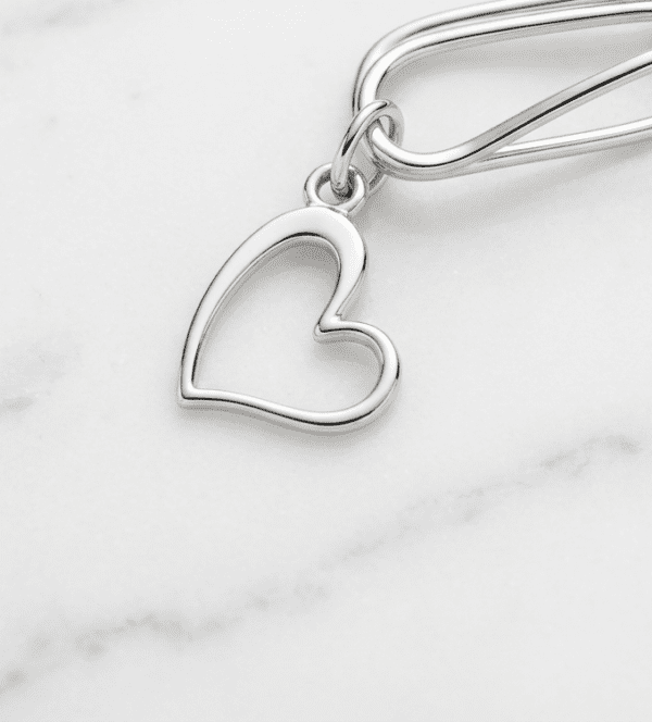 REPIOR FLUX | Clitoral Sensory Anchor | Heart Silver Copper