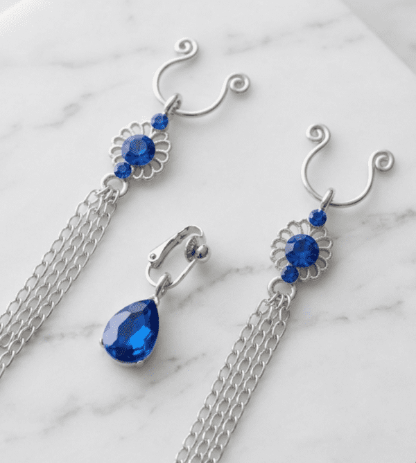 REPIOR GRAFT Apex Orbits and Clitoral Sensory Anchor Set Blue, Aluminum