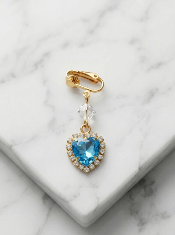 REPIOR GRAFT Clitoral Sensory Anchor Blue Heart, Crystal