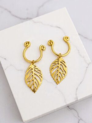 REPIOR LATTICE Apex Orbits Leaf, Gold Aluminum