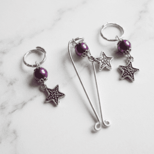 REPIOR LATTICE Apex Orbits and Clitoris Anchor Set Purple, Aluminum