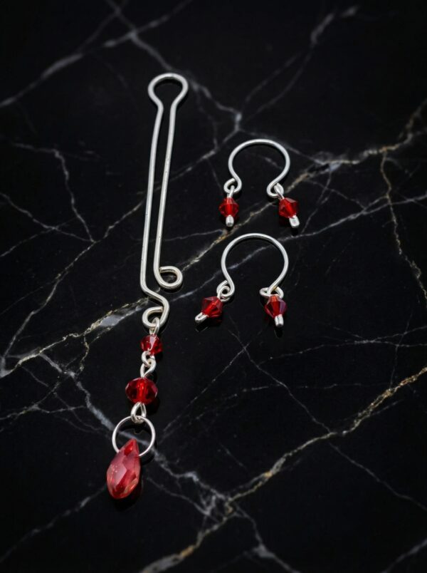 REPIOR LINK Apex Orbits and Clitoral Sensory Set Red, Silver Copper