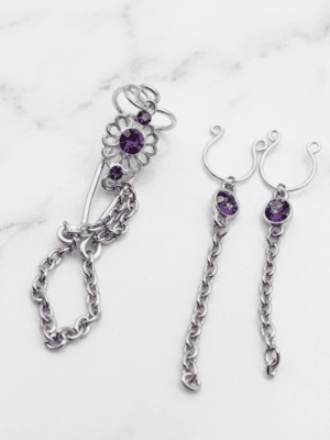 REPIOR NODE Apex Orbits and Clitoral Anchor Set Stainless Steel