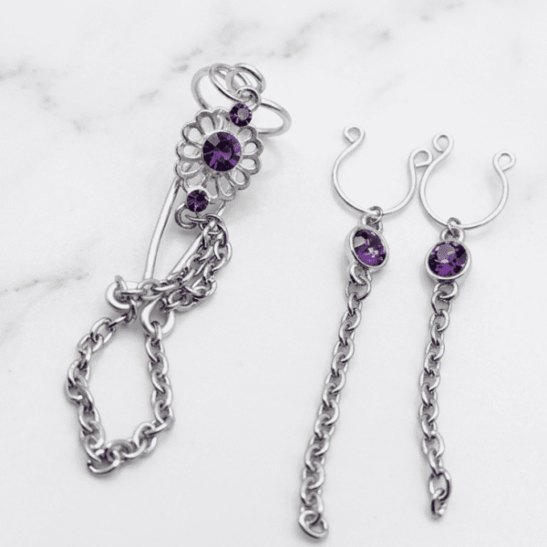 REPIOR NODE Apex Orbits and Clitoral Anchor Set Stainless Steel