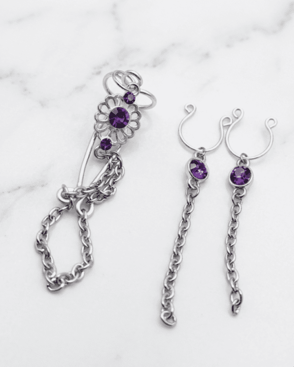 REPIOR NODE Apex Orbits and Clitoral Anchor Set Stainless Steel