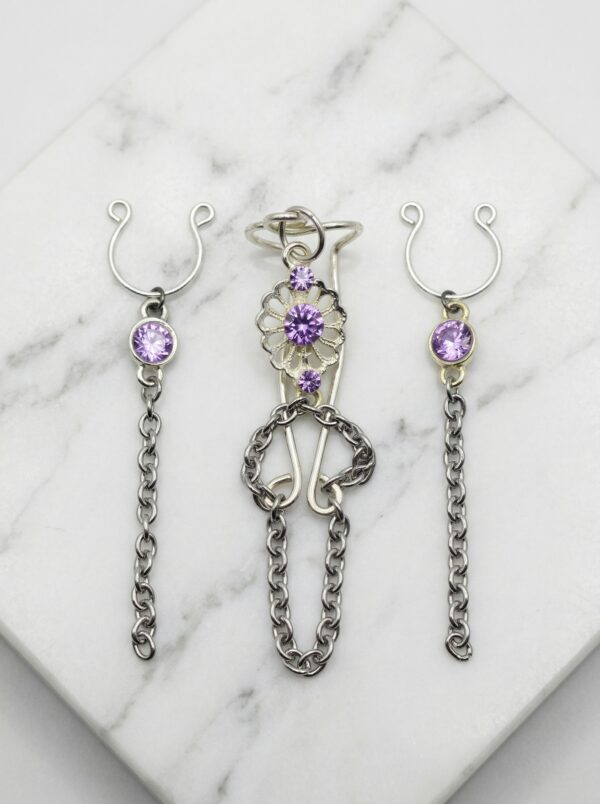 REPIOR NODE Apex Orbits and Clitoral Anchor Set Stainless Steel