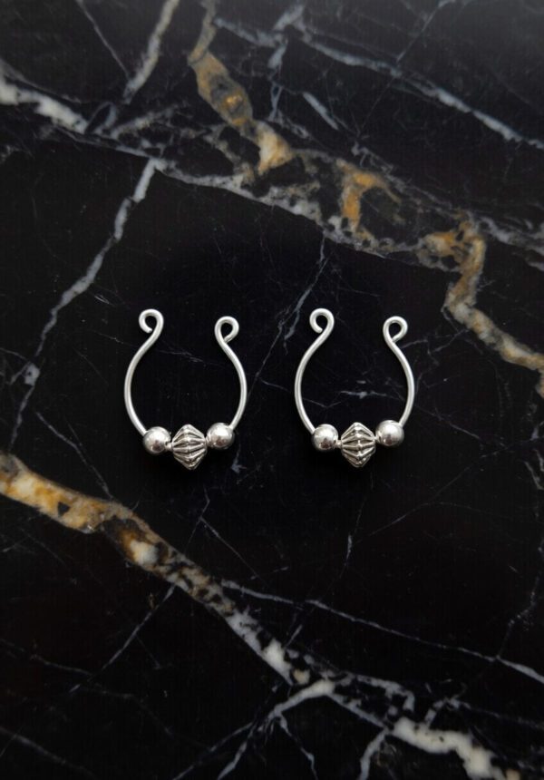 Nipple Jewelry, Fake Nipple Rings, Delicate Nipple clamps, Non Piercing Nipple rings, intimate sex