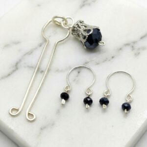 REPIOR SHELL Apex Orbits and Clitoral Anchor Set Black, Silver Copper