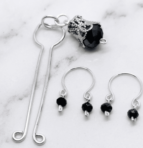 REPIOR SHELL Apex Orbits and Clitoral Anchor Set Black, Silver Copper