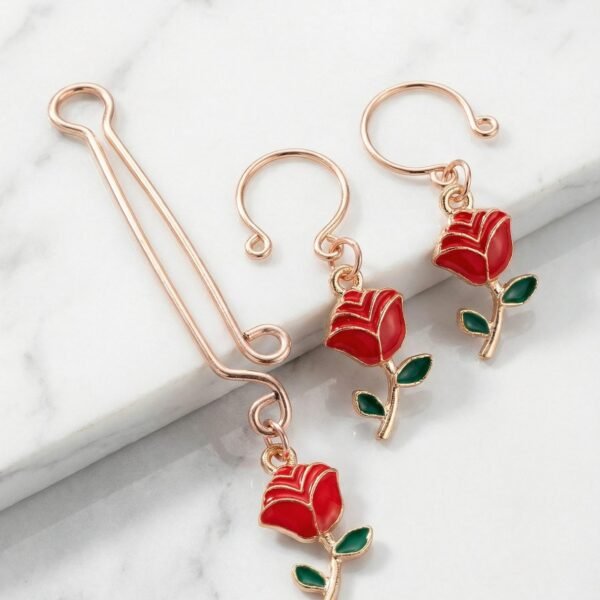 REPIOR TETHER Apex Orbits and Clitoral Anchor Set Red Rose, Copper