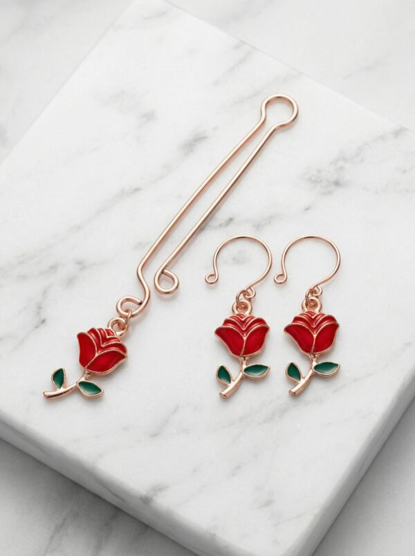 REPIOR TETHER Apex Orbits and Clitoral Anchor Set Red Rose, Copper