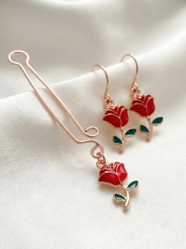 REPIOR TETHER Apex Orbits and Clitoral Anchor Set Red Rose, Copper