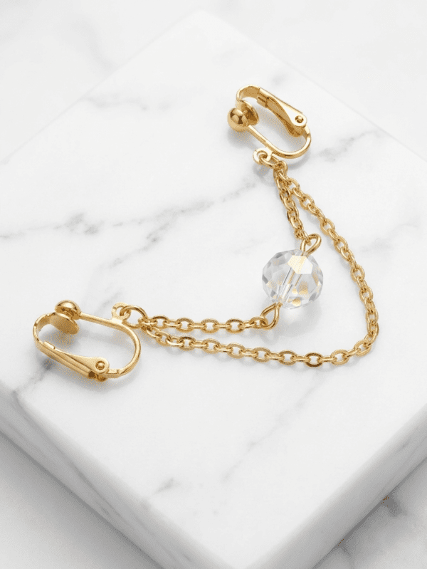 REPIOR VEIL Labial Symmetry Chains Crystal, Steel