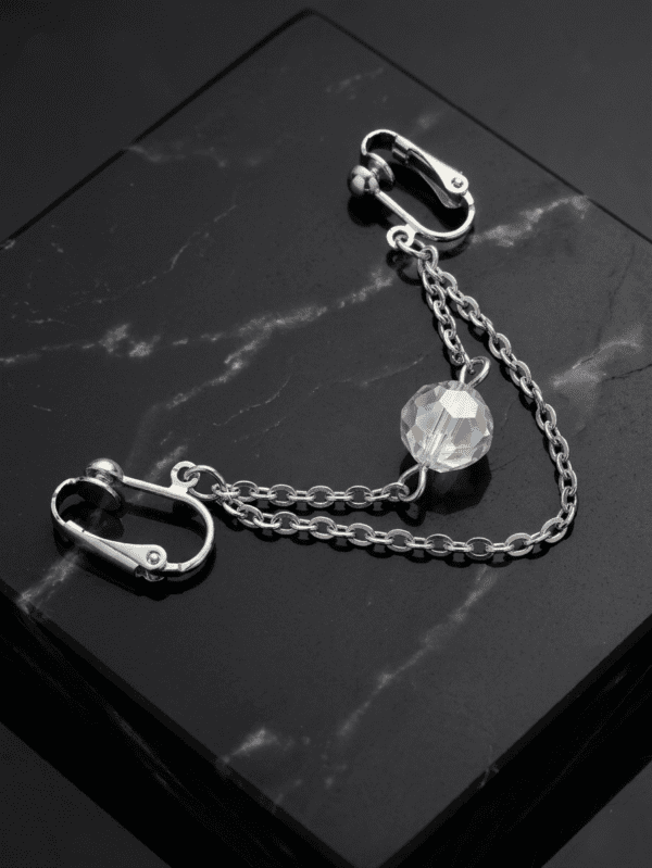 REPIOR VEIL Labial Symmetry Chains Crystal, Steel