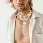 Personalized Chunky Padlock Collar – Lockable Statement Choker for Sub & Dom, Gothic Industrial Chain Necklace, Adjustable PU Leather Gift