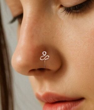Tiny Cute Nose Ring Body Jewelry, No Pierced fake nose cuff
