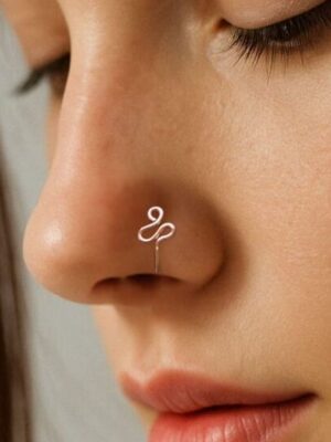 Tiny Cute Nose Ring Body Jewelry, No Pierced fake nose cuff
