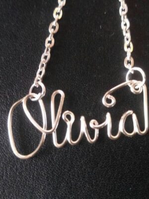 Personalized Name Necklace, Custom Name Minimalist Jewelry