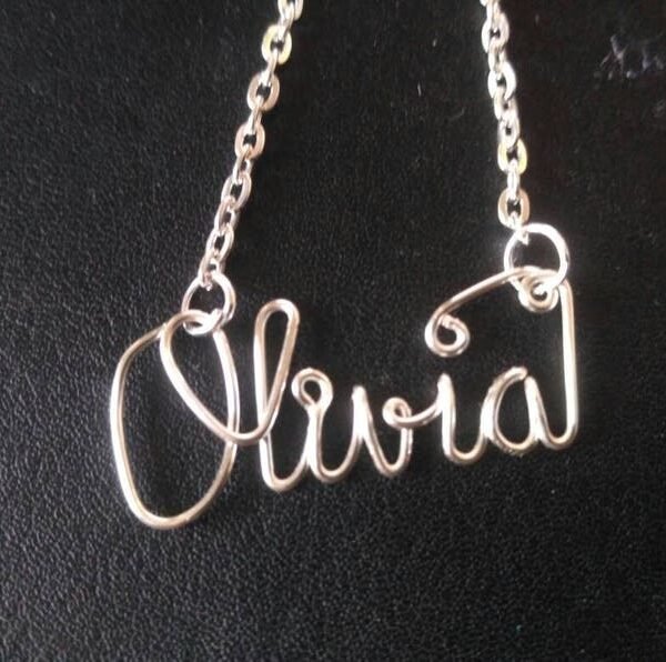 Personalized Name Necklace, Custom Name Minimalist Jewelry