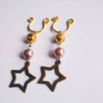 Gold Star Nipple Dangles, Non Piercing Nipple Rings, Nipple clamps Jewelry