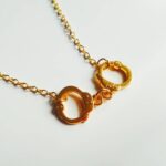 BDSM Handcuffs Necklace, Submissive day collar