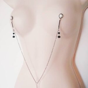 Nipple to Clit Chain, Sexy Nipple Nooses, Clitoral Jewelry, Nipple Rings, Kinky Nipple Chain