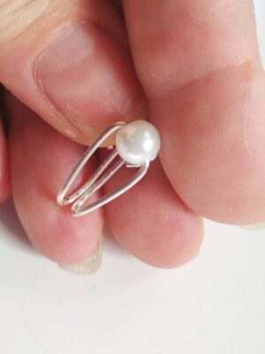 REPIOR LINK clitoral sensory anchor white pearl non-piercing intimate jewellery