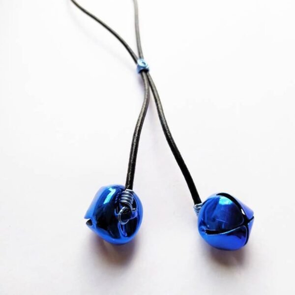 Penis Leather Lasso with blue bells