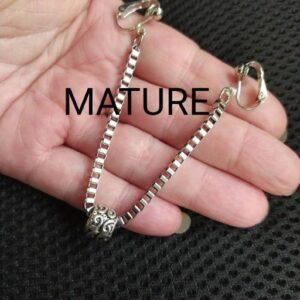 Scrotum Chain, Cock Ring, penis jewelry, Scrotum Jewelry, Male genital chain