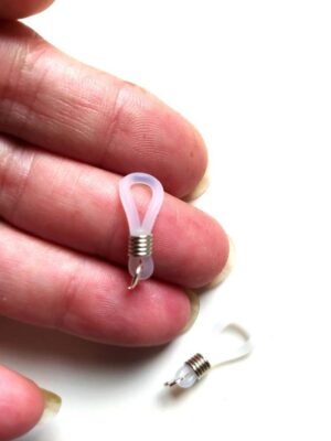 Non piercing silicone nipple loops