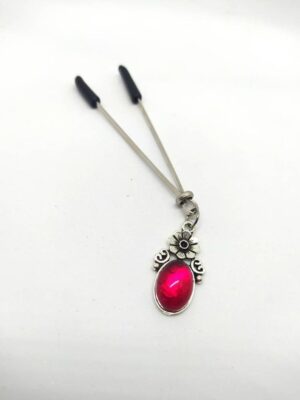 Gothic Tweezer Clit Clamp, Non Piercing Victorian Dangle
