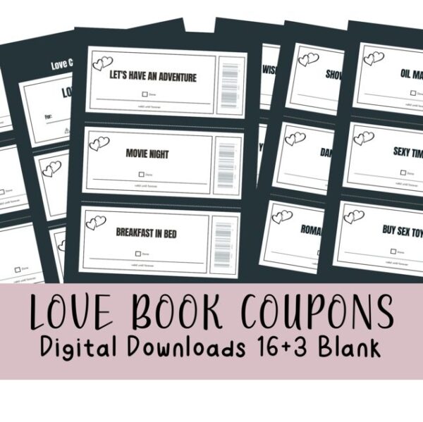 Love Coupon Book for Couples