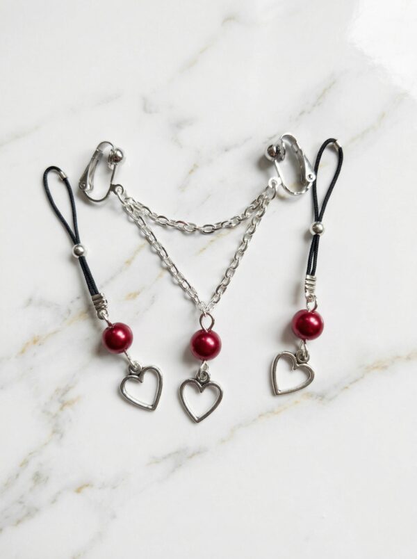 REPIOR FLUX Labial Symmetry Chains Set Heart, Cord