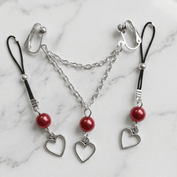 REPIOR FLUX Labial Symmetry Chains Set Heart, Cord