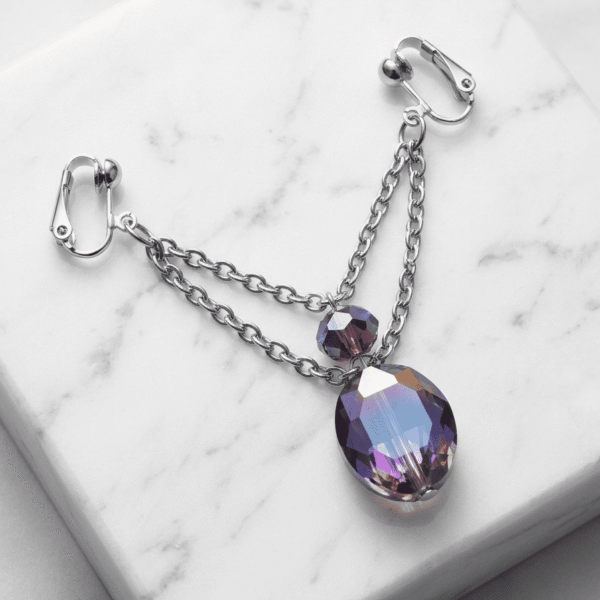 REPIOR VEIL Labial Symmetry Chains Purple, Steel