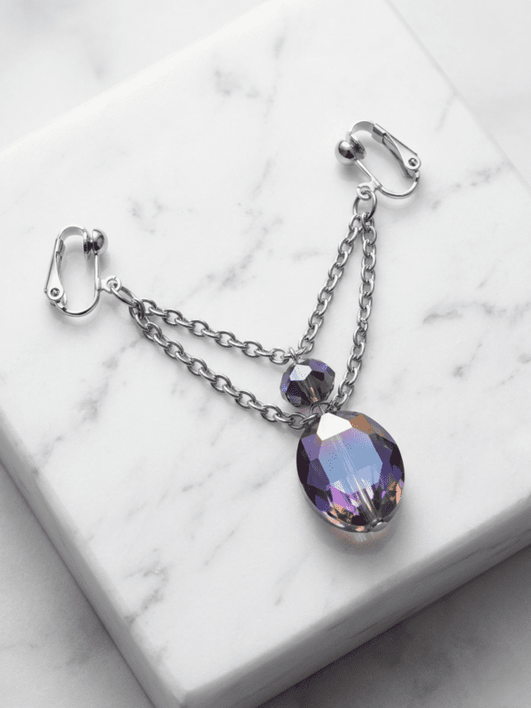 REPIOR VEIL Labial Symmetry Chains Purple, Steel