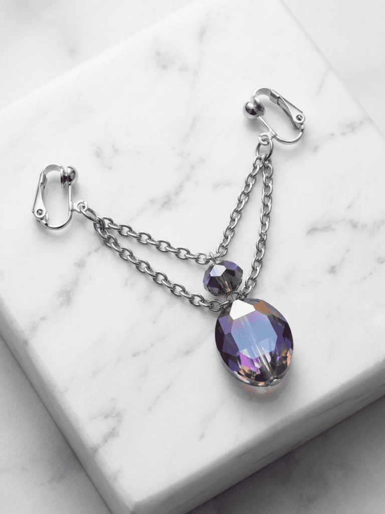 REPIOR VEIL Labial Symmetry Chains Purple, Steel