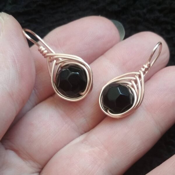 REPIOR LINK | Auricular Orbit | Black Crystals, Copper