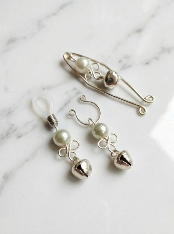 REPIOR LINK Apex Orbits and Clitoral Sensory Anchor Set Bells, Steel