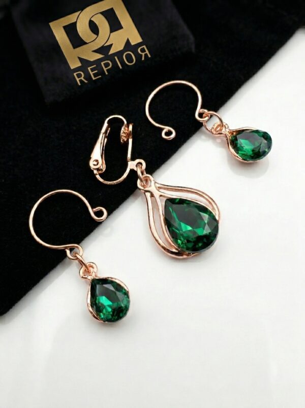 REPIOR NODE Apex Orbits & Labia Chains Set Pearls, Copper