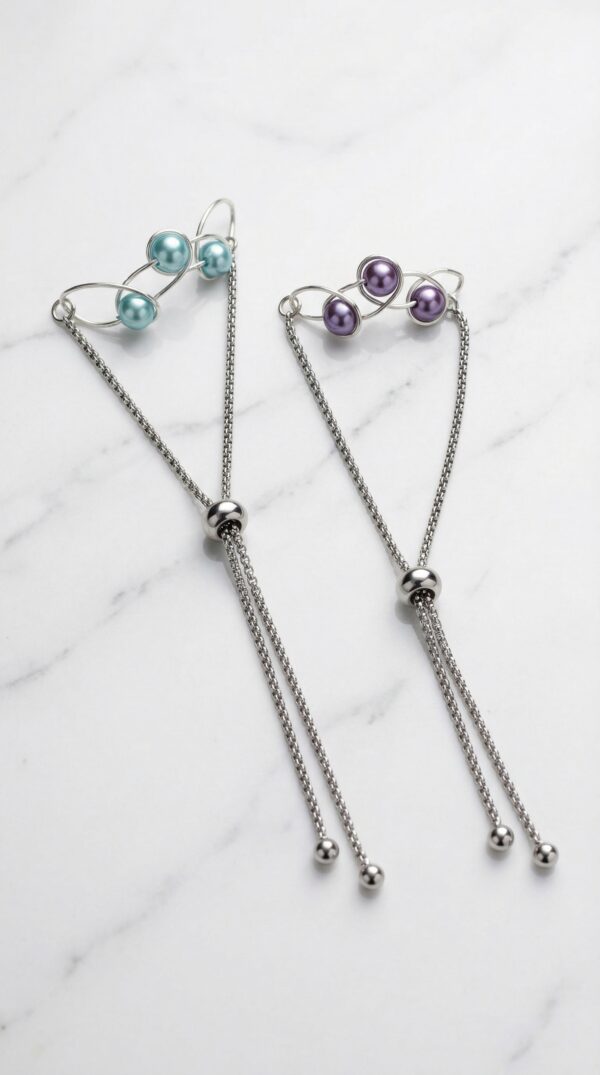 REPIOR LATTICE Phallic Longitudinal Axis Pearl, Steel