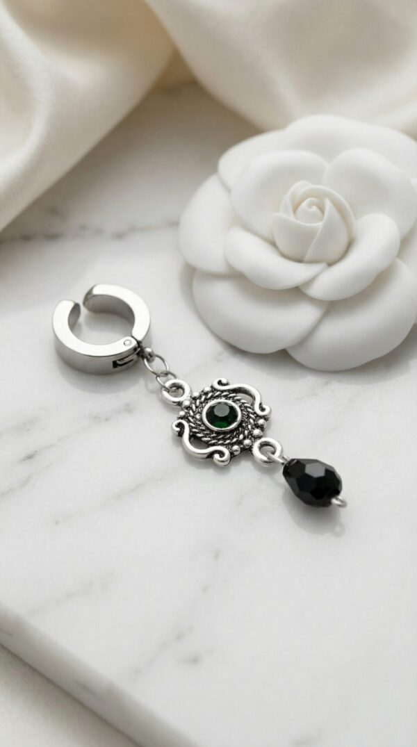 REPIOR APEX Clitoral Sensory Anchor Black Crystal, Steel