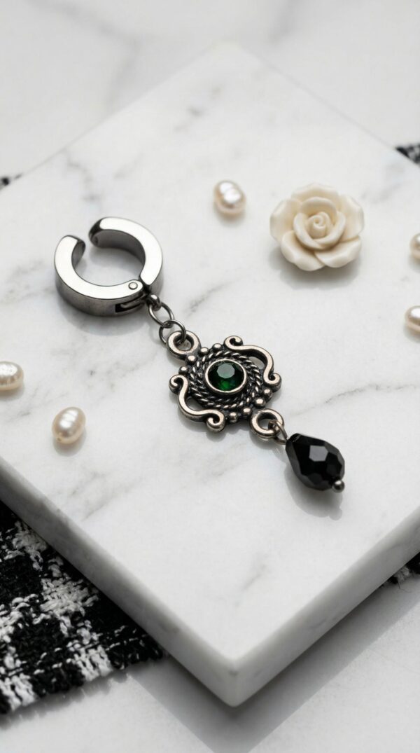 REPIOR APEX Clitoral Sensory Anchor Black Crystal, Steel