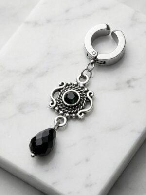 REPIOR APEX Clitoral Sensory Anchor Black Crystal, Steel