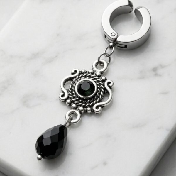 REPIOR APEX Clitoral Sensory Anchor Black Crystal, Steel